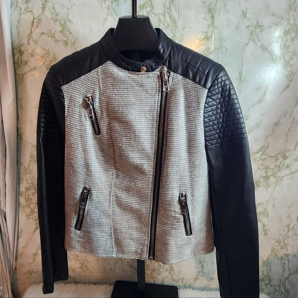 Black Rivet Moto Jacket